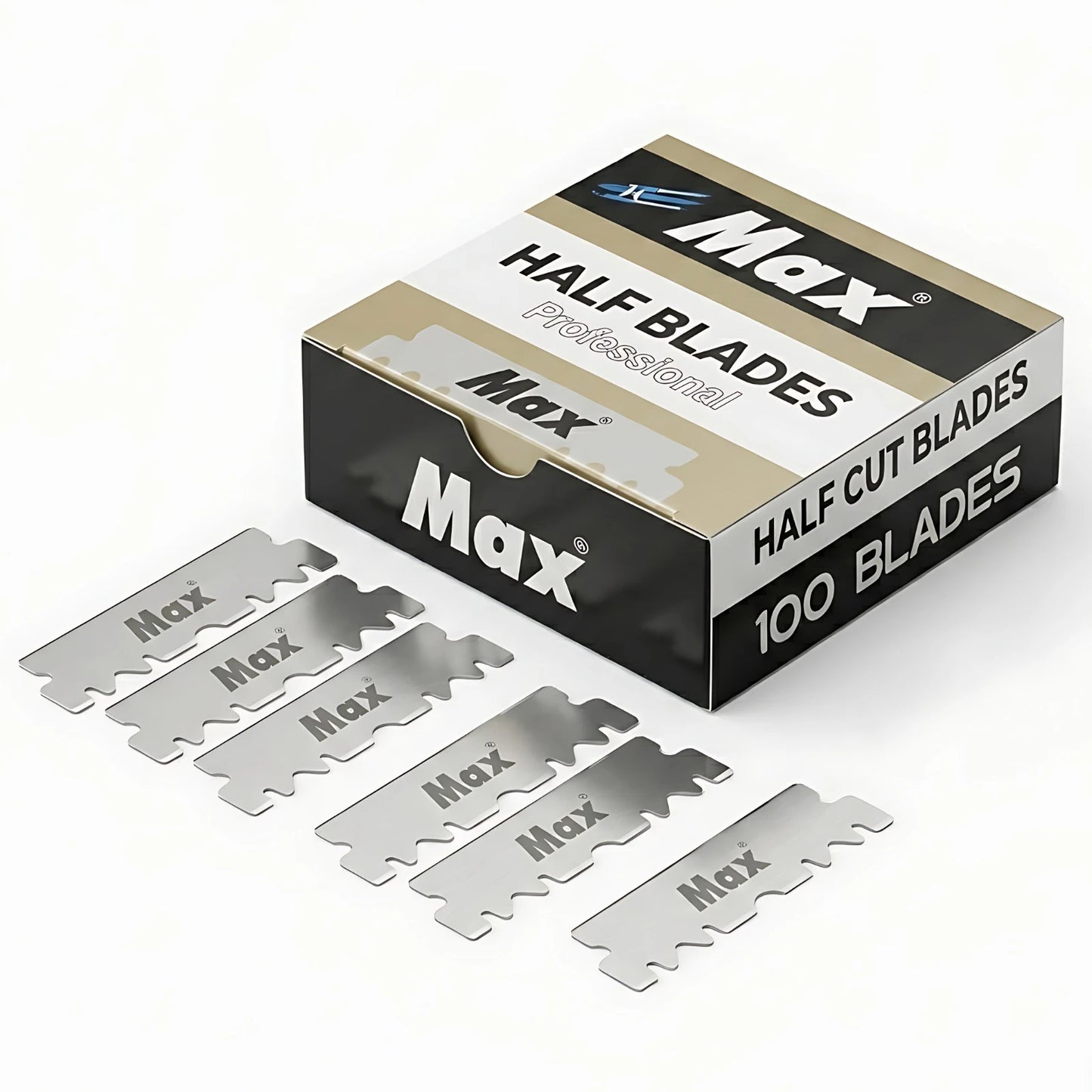 100 Pieces Single Edge Disposable 4.4cm Blades for Barber Razors