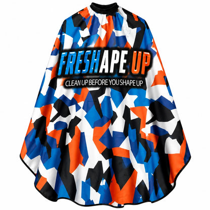 Freshape Up Barber Cape, Professional Hair Cutting Cape for Men Women Kids, 63 x 55 Inch Waterproof Salon Cape (Premium Capes)