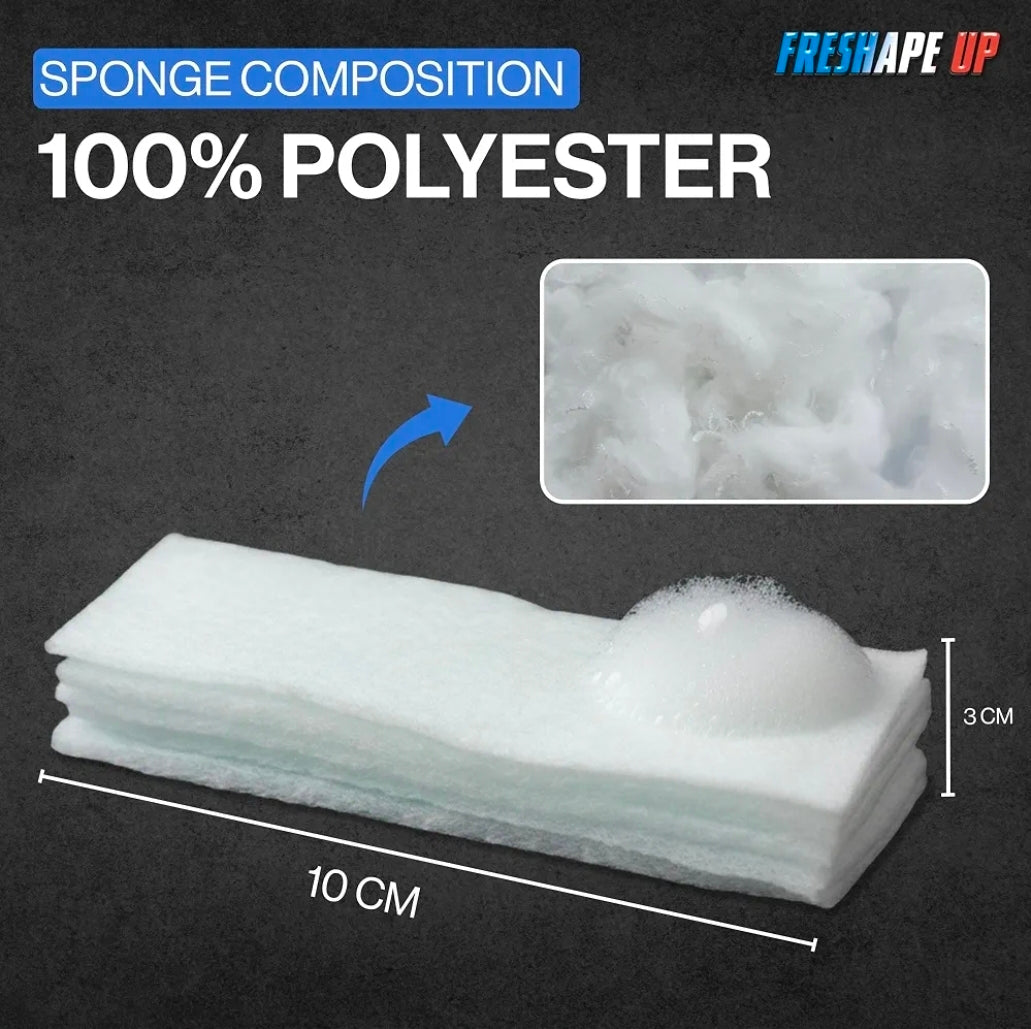Freshape Up 100 Packs (Monthly Subscription) – Barber Shampoo Infused Sponges for Hairlines